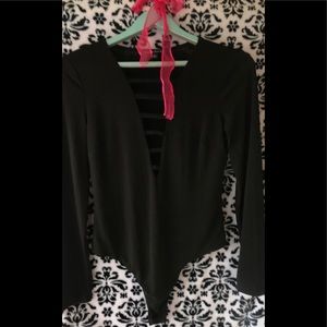 Black sexy body suit